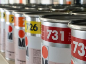 Farben und Verbrauchsmaterial für Sieb- und Tampondruck
